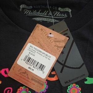 Mitchell & Ness Black Graphic Tee